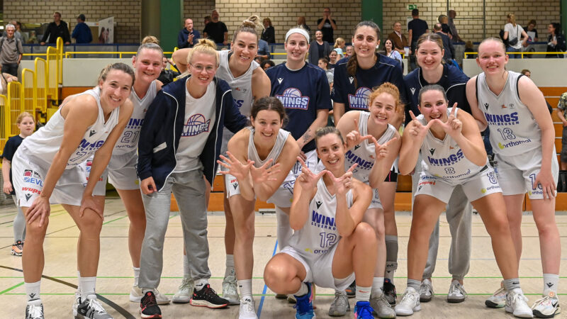 Attraktiver Frauenbasketball-Nachmittag mit Heimsieg der WINGS