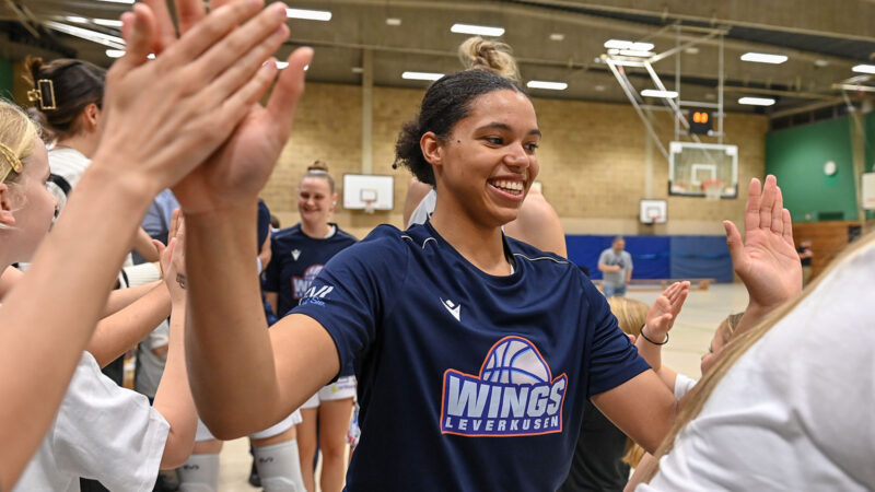 Olivia Okpara spielt für die WINGS Leverkusen