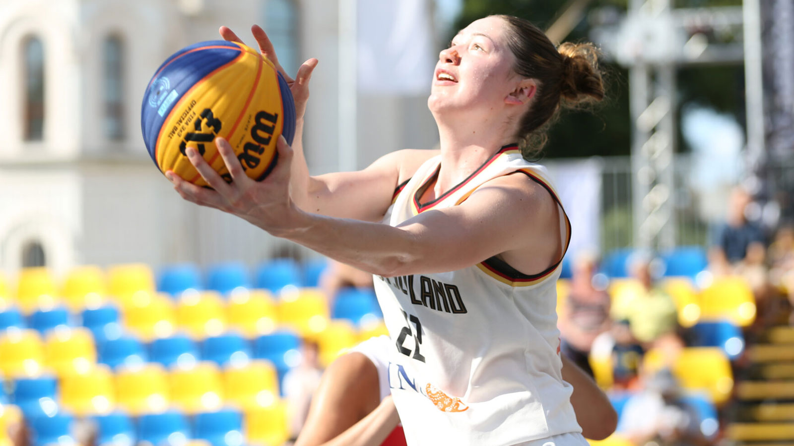 Amelie Kröner beim 3×3 Europacup in Wien