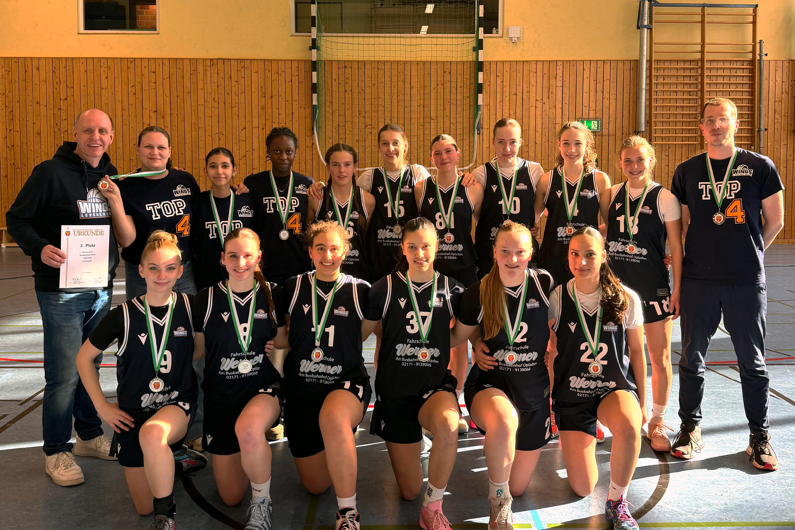 U16-Nachwuchs kürt sich zum Westdeutschen Vizemeister