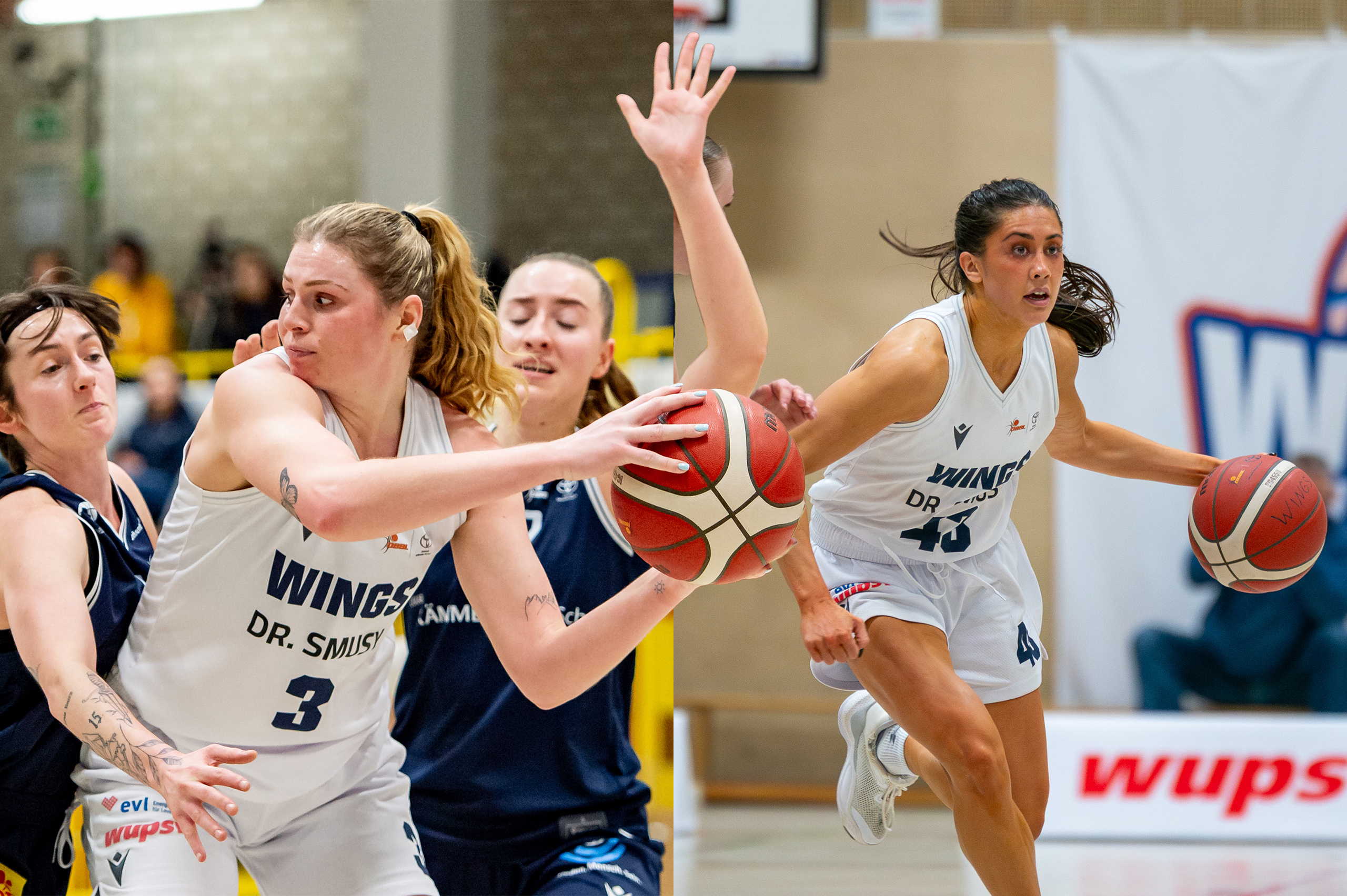 WINGS verabschieden Tessa Brugler und Natalie Villaflor